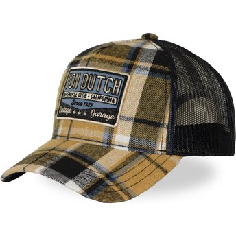 Kepurė išlenkta geltona snapback CAR11 Von Dutch