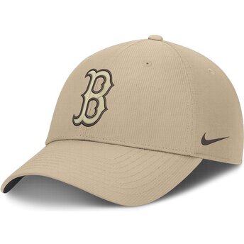 Kepurė išlenkta smėlio reguliuojamas Club Structured Uv Poly Ripstop Boston Red Sox MLB Nike