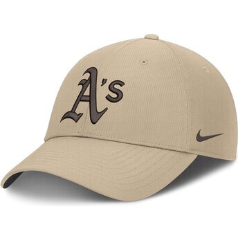Kepurė išlenkta smėlio reguliuojamas Structured Uv Poly Ripstop Oakland Athletics MLB Nike