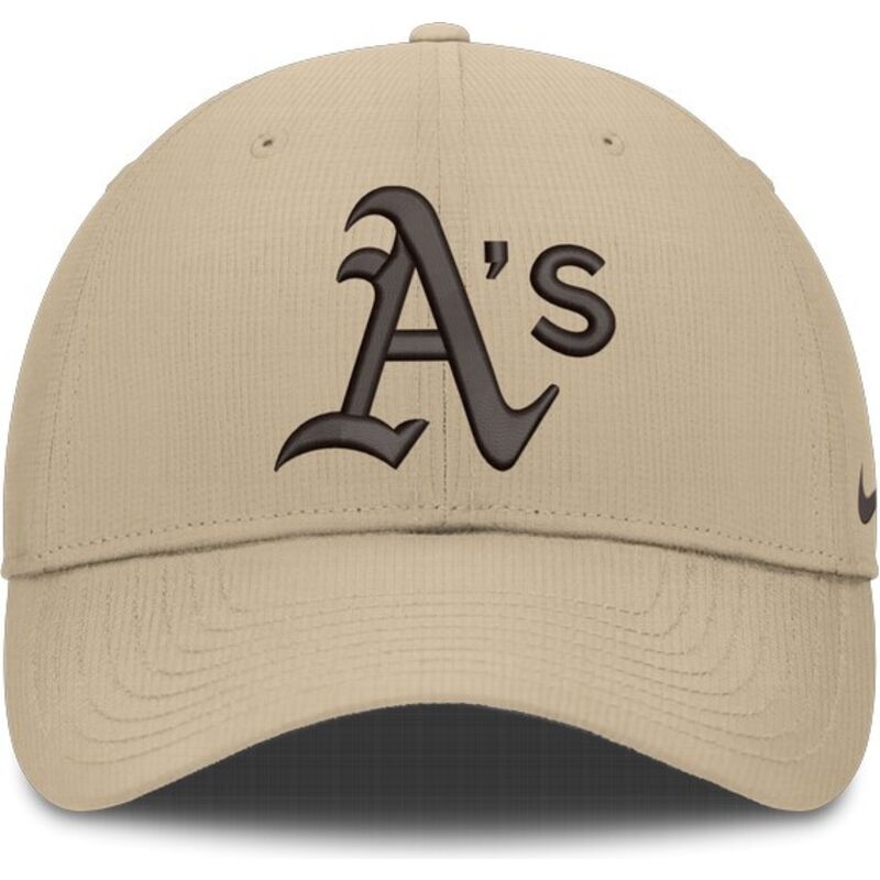 kepure-islenkta-smelio-reguliuojamas-structured-uv-poly-ripstop-oakland-athletics-mlb-nike