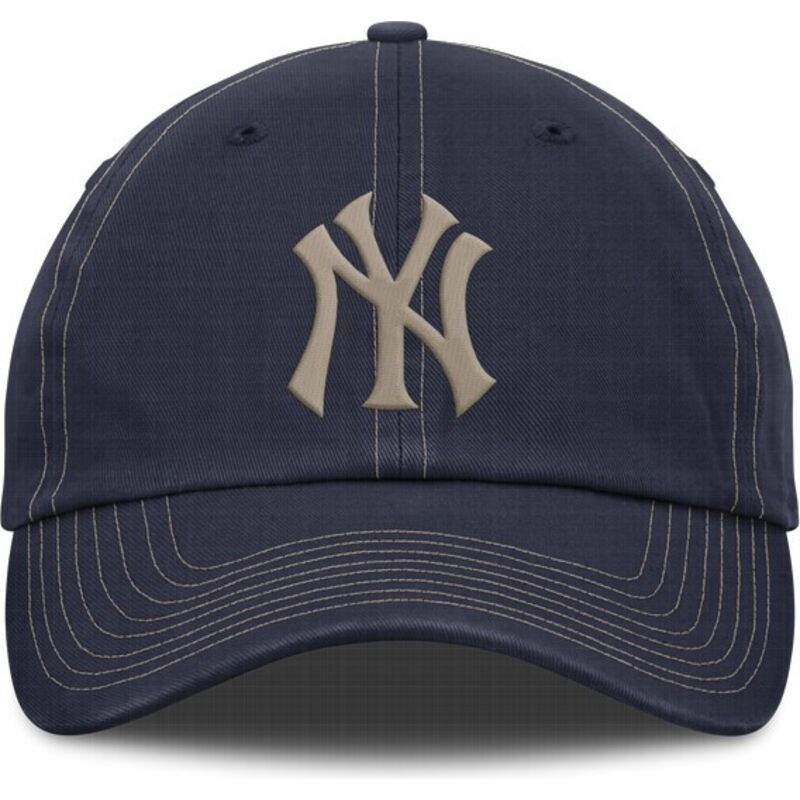 kepure-islenkta-tamsiai-melyna-reguliuojamas-fathers-day-club-unstructured-organic-cotton-new-york-yankees-mlb-nike