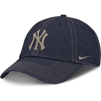 Kepurė išlenkta tamsiai mėlyna reguliuojamas Fathers Day Club Unstructured Organic Cotton New York Yankees MLB Nike