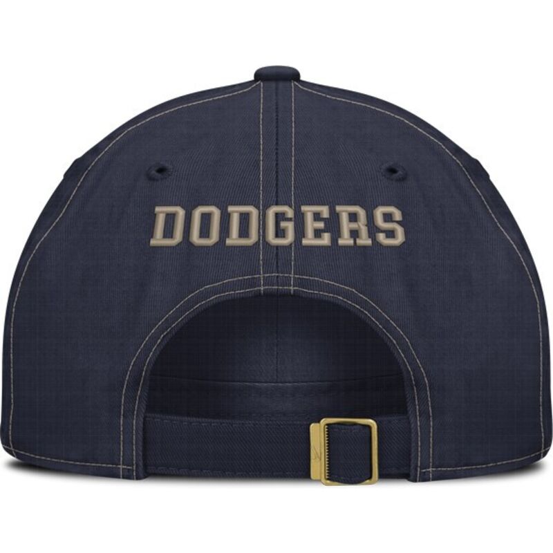 kepure-islenkta-tamsiai-melyna-reguliuojamas-fathers-day-club-unstructured-organic-cotton-los-angeles-dodgers-mlb-nike