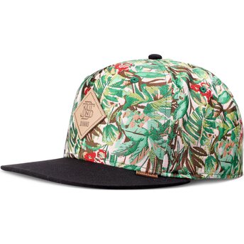 Kepurė plokščia žalia snapback Woven Jungle Djinns