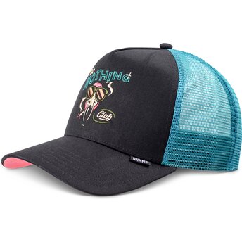 Kepurė išlenkta juoda snapback HFT DNC Flamingo Djinns
