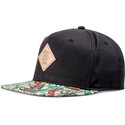 kepure-plokscia-juoda-snapback-woven-jungle-rev-djinns