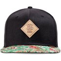 kepure-plokscia-juoda-snapback-woven-jungle-rev-djinns