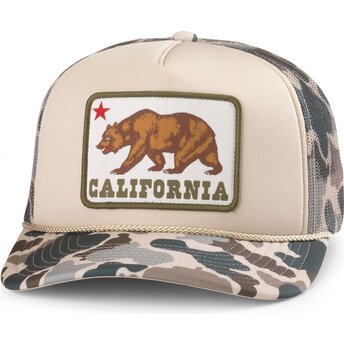 Kepurė išlenkta kamufliažas snapback Mallard Foamy California Bear American Needle