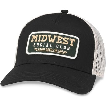 Kepurė išlenkta juoda snapback Valin Midwest Social Club American Needle