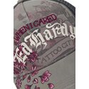 kepure-islenkta-pilka-snapback-floral-tattoo-city-vintage-wash-ed-hardy