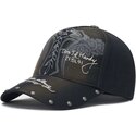 kepure-islenkta-juoda-reguliuojamas-storming-rose-washed-ed-hardy