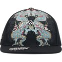 kepure-plokscia-juoda-snapback-battle-ed-hardy