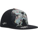 kepure-plokscia-juoda-snapback-battle-ed-hardy
