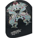 kepure-plokscia-juoda-snapback-battle-ed-hardy