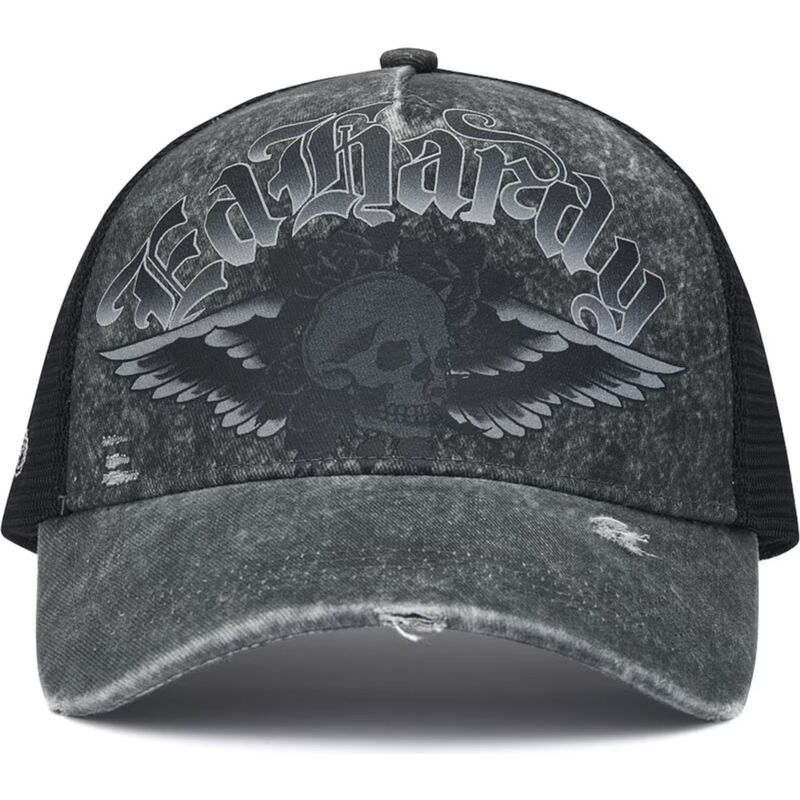 kepure-islenkta-pilka-snapback-flaming-gothic-skull-washed-ed-hardy kepure-islenkta-pilka-snapback-flaming-gothic-skull-washed-ed-hardy