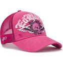 kepure-islenkta-rozine-snapback-flaming-gothic-skull-washed-ed-hardy