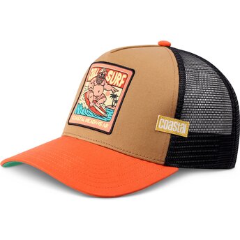 Kepurė išlenkta ruda snapback HFT Chill Surf Coastal
