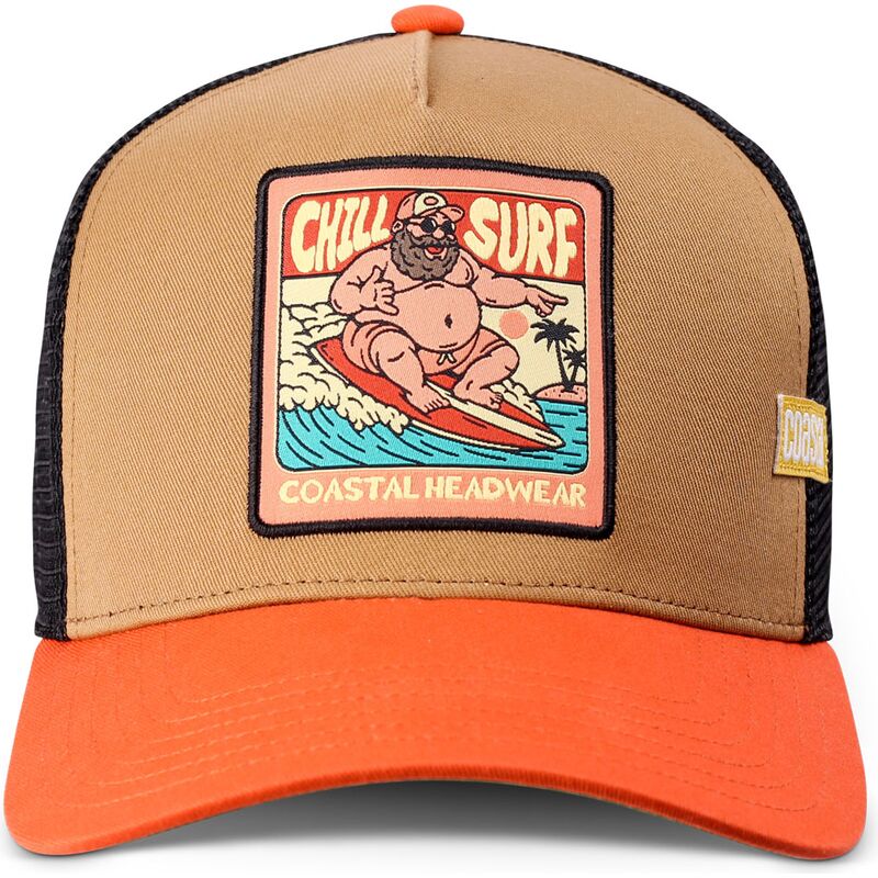 kepure-islenkta-ruda-snapback-hft-chill-surf-coastal