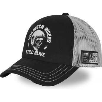 Kepurė išlenkta juoda snapback CREW38 Von Dutch