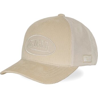 Kepurė išlenkta kreminė snapback LOF B48 Von Dutch
