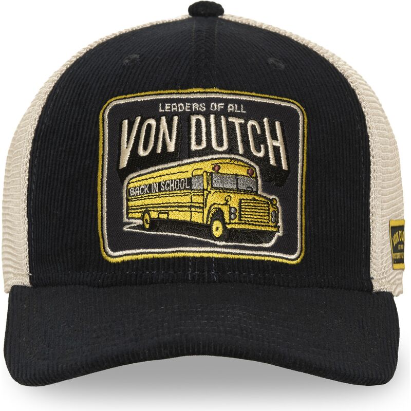 kepure-islenkta-tamsiai-melyna-snapback-sem14-von-dutch