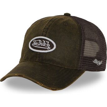 Kepurė išlenkta ruda snapback MAC17 Von Dutch