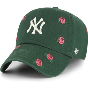 Kepurė išlenkta žalia reguliuojamas Clean Up Scatter New York Yankees MLB 47 Brand