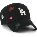 kepure-islenkta-juoda-reguliuojamas-clean-up-multi-scatter-los-angeles-dodgers-mlb-47-brand