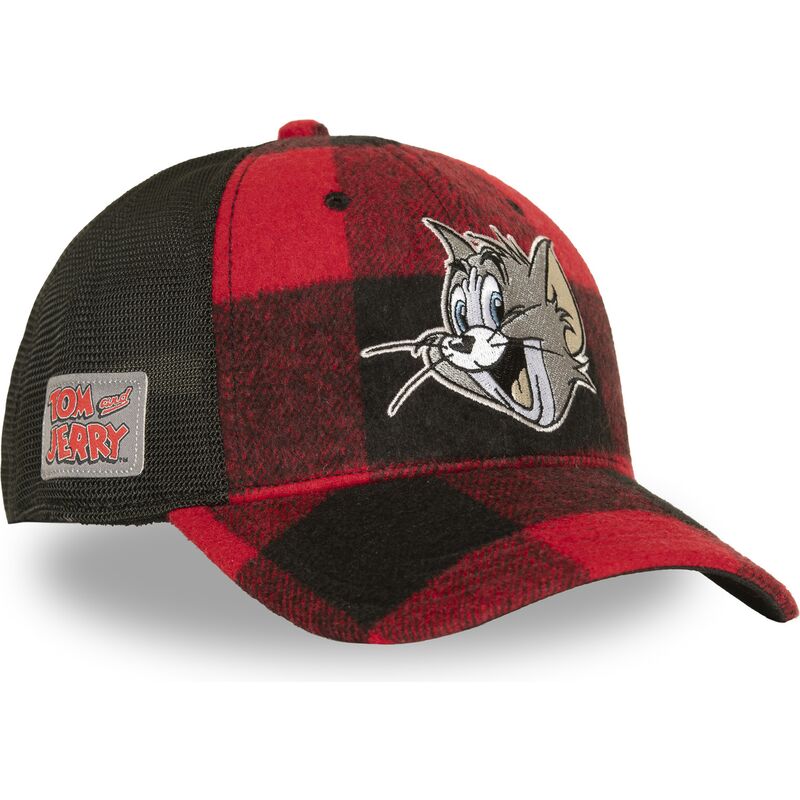 kepure-islenkta-raudona-snapback-taj9-tom-looney-tunes-capslab