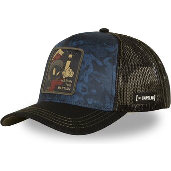 Kepurė išlenkta tamsiai mėlyna snapback LOO14 MAR Marsiukas Marvinas Looney Tunes Capslab