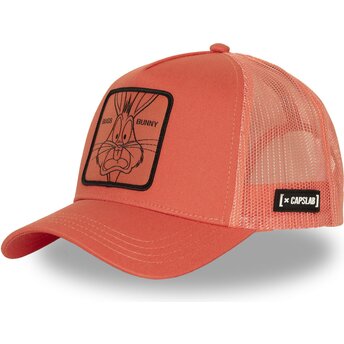 Kepurė išlenkta rožinė snapback LOO14 BUG Kiškis Bagsis Looney Tunes Capslab
