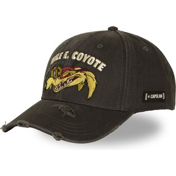 Kepurė išlenkta juoda snapback LOO14 COY Kojotas Looney Tunes Capslab