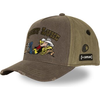 Kepurė išlenkta ruda snapback LCK4 LUC Lucky Luke Capslab