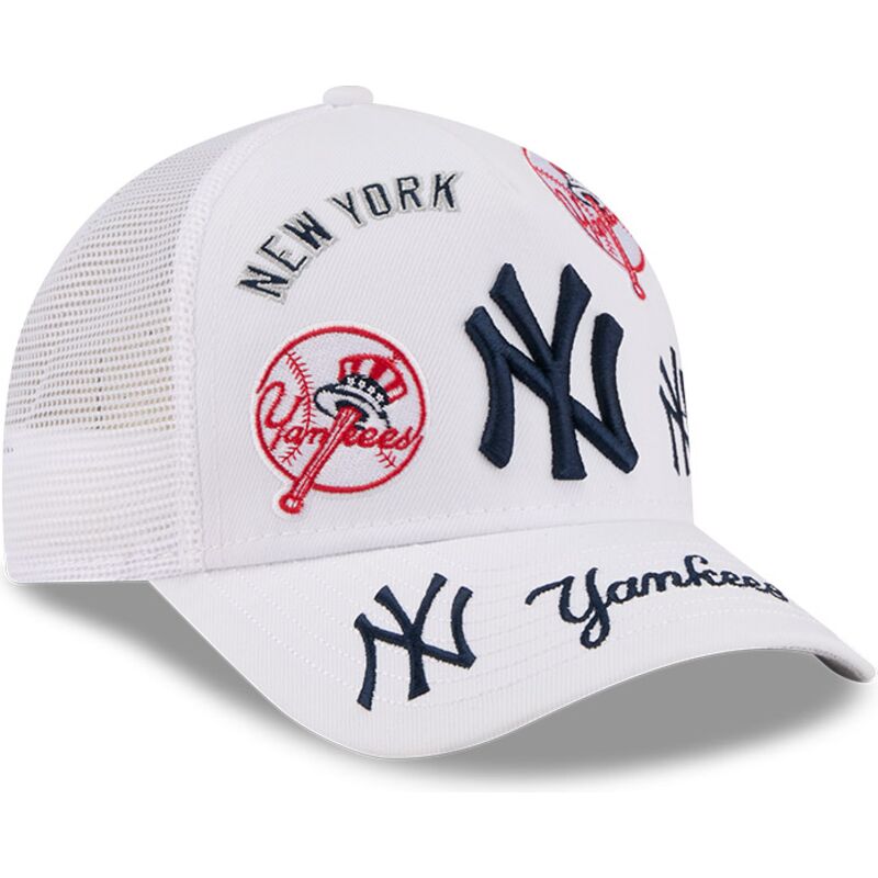 kepure-islenkta-balta-snapback-9forty-m-crown-a-frame-all-over-new-york-yankees-mlb-new-era