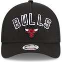 kepure-islenkta-juoda-snapback-9forty-m-crown-a-frame-pomp-chicago-bulls-nba-new-era