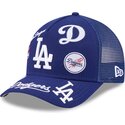 kepure-islenkta-melyna-snapback-9forty-m-crown-a-frame-all-over-los-angeles-dodgers-mlb-new-era