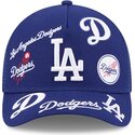 kepure-islenkta-melyna-snapback-9forty-m-crown-a-frame-all-over-los-angeles-dodgers-mlb-new-era