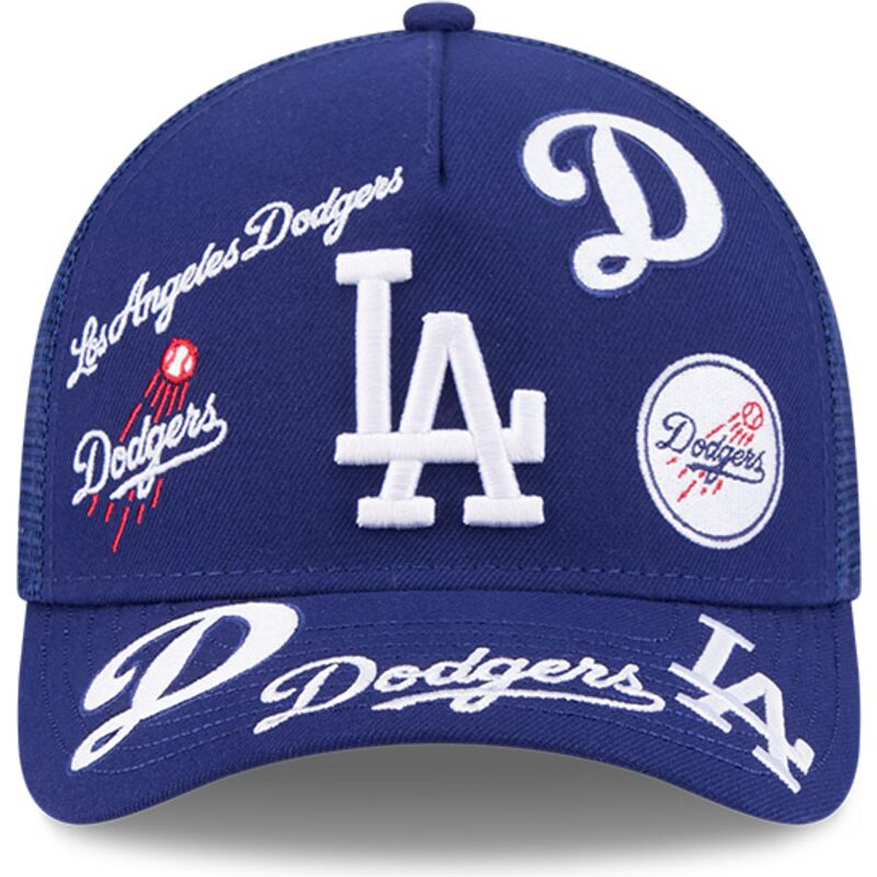 kepure-islenkta-melyna-snapback-9forty-m-crown-a-frame-all-over-los-angeles-dodgers-mlb-new-era