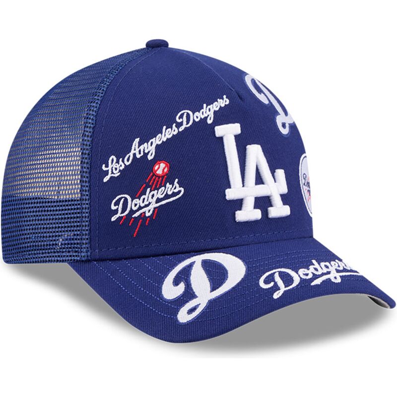 kepure-islenkta-melyna-snapback-9forty-m-crown-a-frame-all-over-los-angeles-dodgers-mlb-new-era