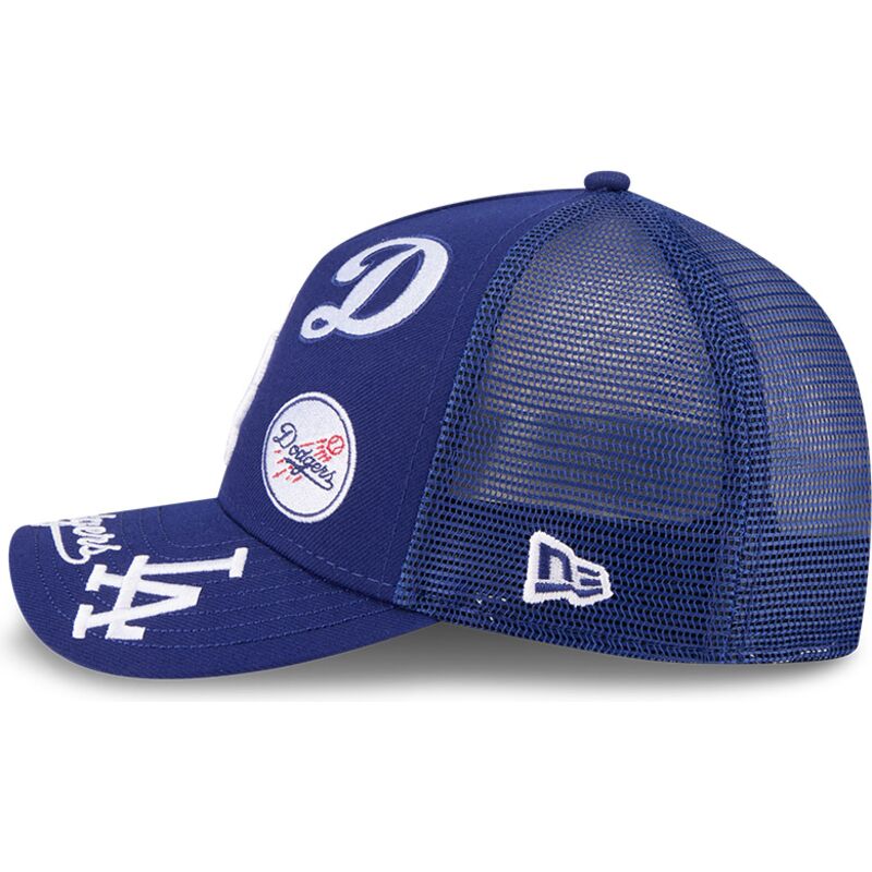kepure-islenkta-melyna-snapback-9forty-m-crown-a-frame-all-over-los-angeles-dodgers-mlb-new-era