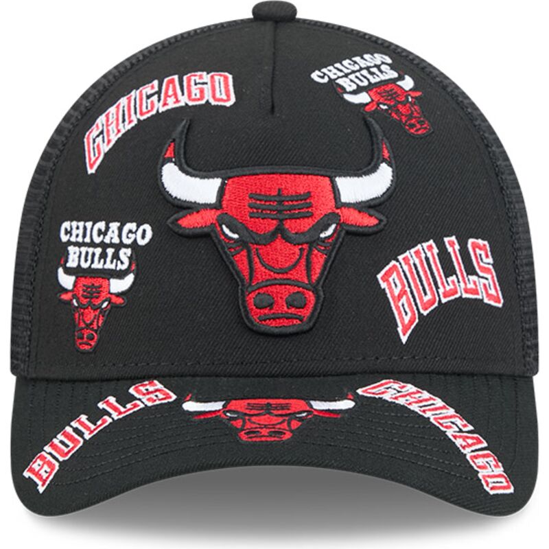 kepure-islenkta-juoda-snapback-9forty-m-crown-a-frame-all-over-chicago-bulls-nba-new-era