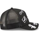 kepure-islenkta-juoda-snapback-9forty-m-crown-a-frame-all-over-chicago-white-sox-mlb-new-era