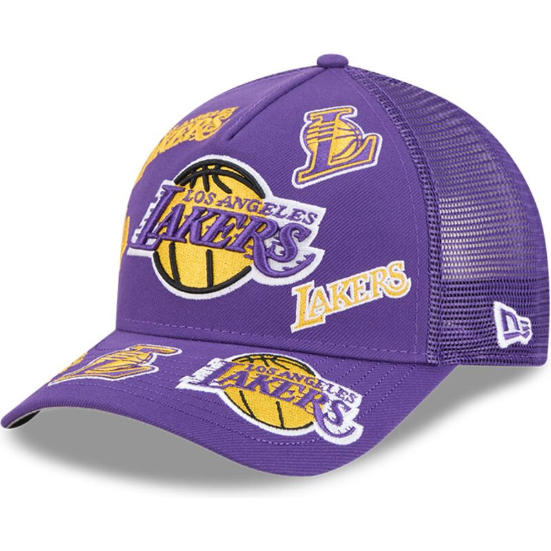 kepure-islenkta-violetine-snapback-9forty-m-crown-a-frame-all-over-los-angeles-lakers-nba-new-era