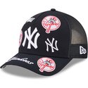 kepure-islenkta-tamsiai-melyna-snapback-9forty-m-crown-a-frame-all-over-new-york-yankees-mlb-new-era