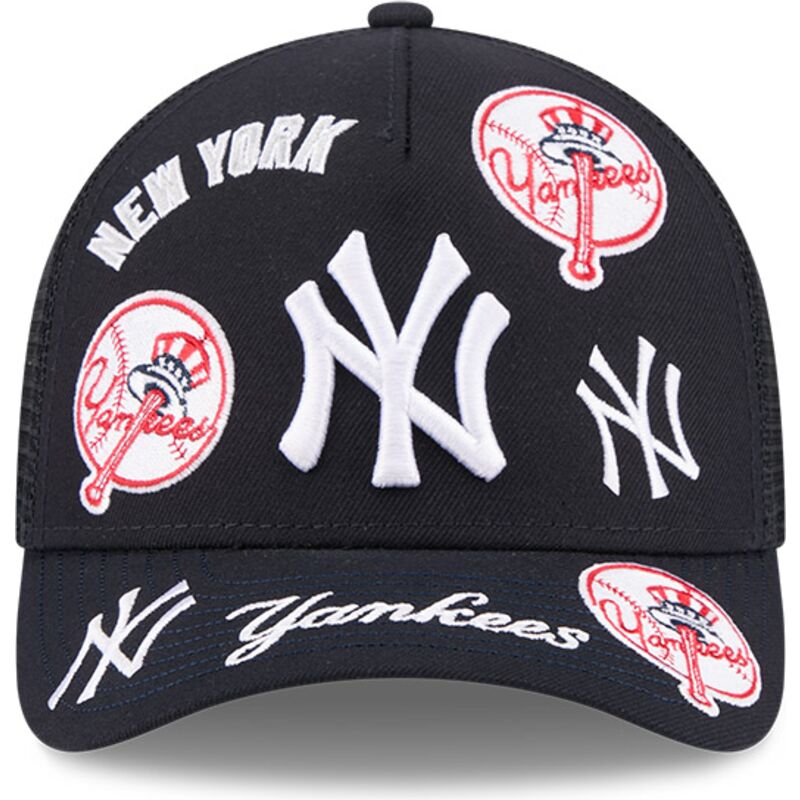 kepure-islenkta-tamsiai-melyna-snapback-9forty-m-crown-a-frame-all-over-new-york-yankees-mlb-new-era