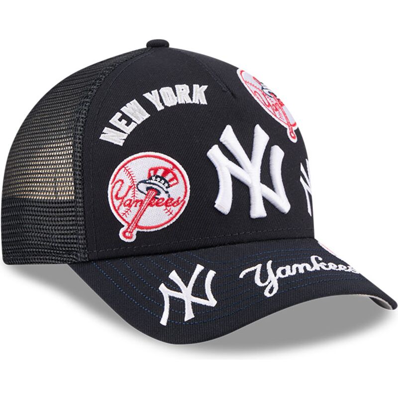 kepure-islenkta-tamsiai-melyna-snapback-9forty-m-crown-a-frame-all-over-new-york-yankees-mlb-new-era