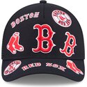 kepure-islenkta-tamsiai-melyna-snapback-9forty-m-crown-a-frame-all-over-boston-red-sox-mlb-new-era