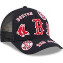 kepure-islenkta-tamsiai-melyna-snapback-9forty-m-crown-a-frame-all-over-boston-red-sox-mlb-new-era