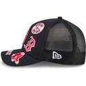 kepure-islenkta-tamsiai-melyna-snapback-9forty-m-crown-a-frame-all-over-boston-red-sox-mlb-new-era