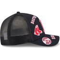 kepure-islenkta-tamsiai-melyna-snapback-9forty-m-crown-a-frame-all-over-boston-red-sox-mlb-new-era